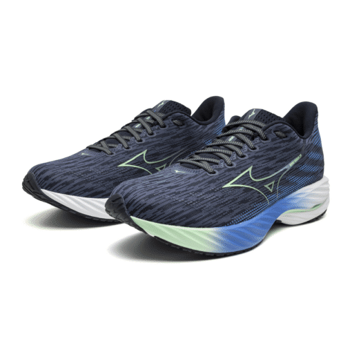 Mizuno Wave Rider 28 - Donkerblauw - Blauw - Groen - Afbeelding 6